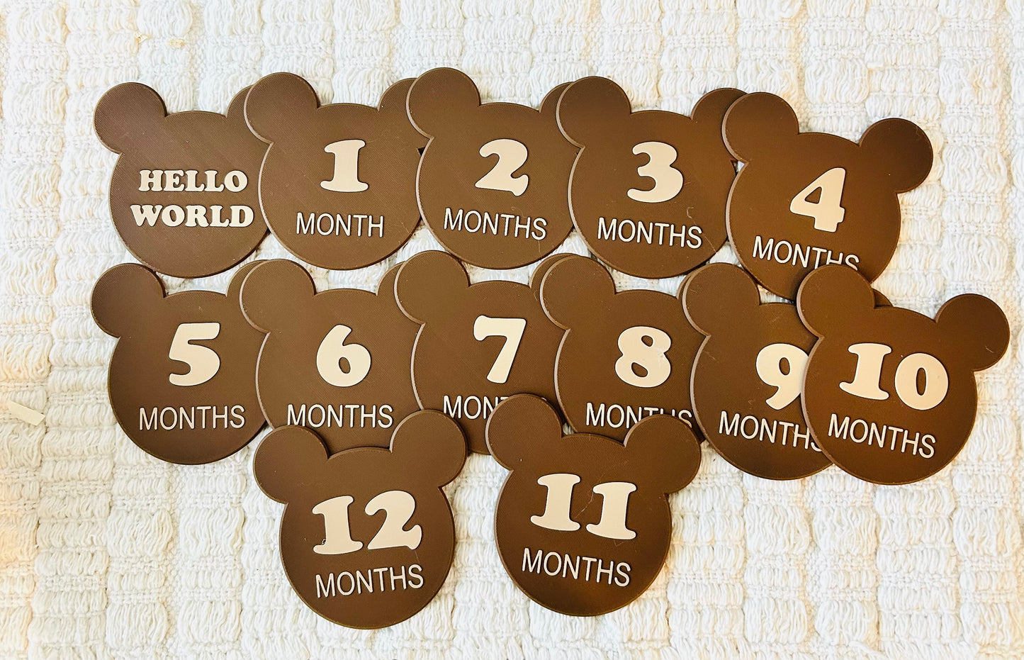 Sweet Teddy Monthly Milestones