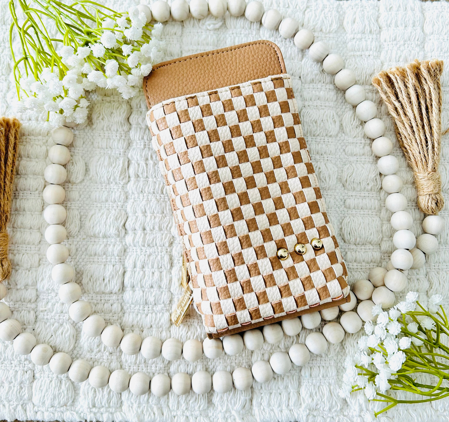 Woven Double Duty Phone Bag