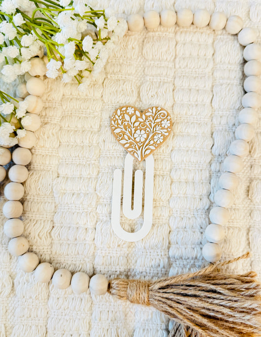 3D LOVE Bookmark/Paper Clip