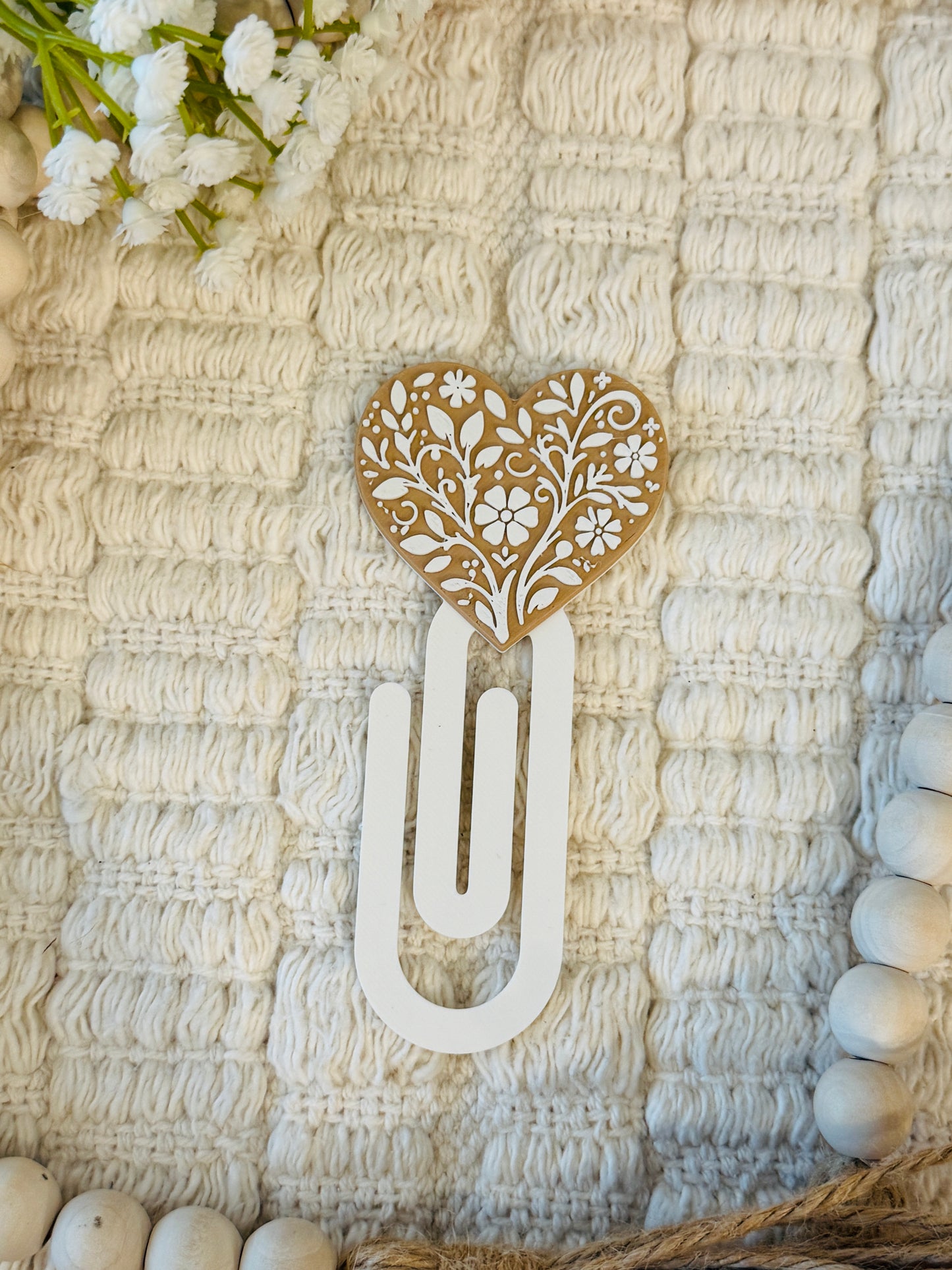 3D LOVE Bookmark/Paper Clip