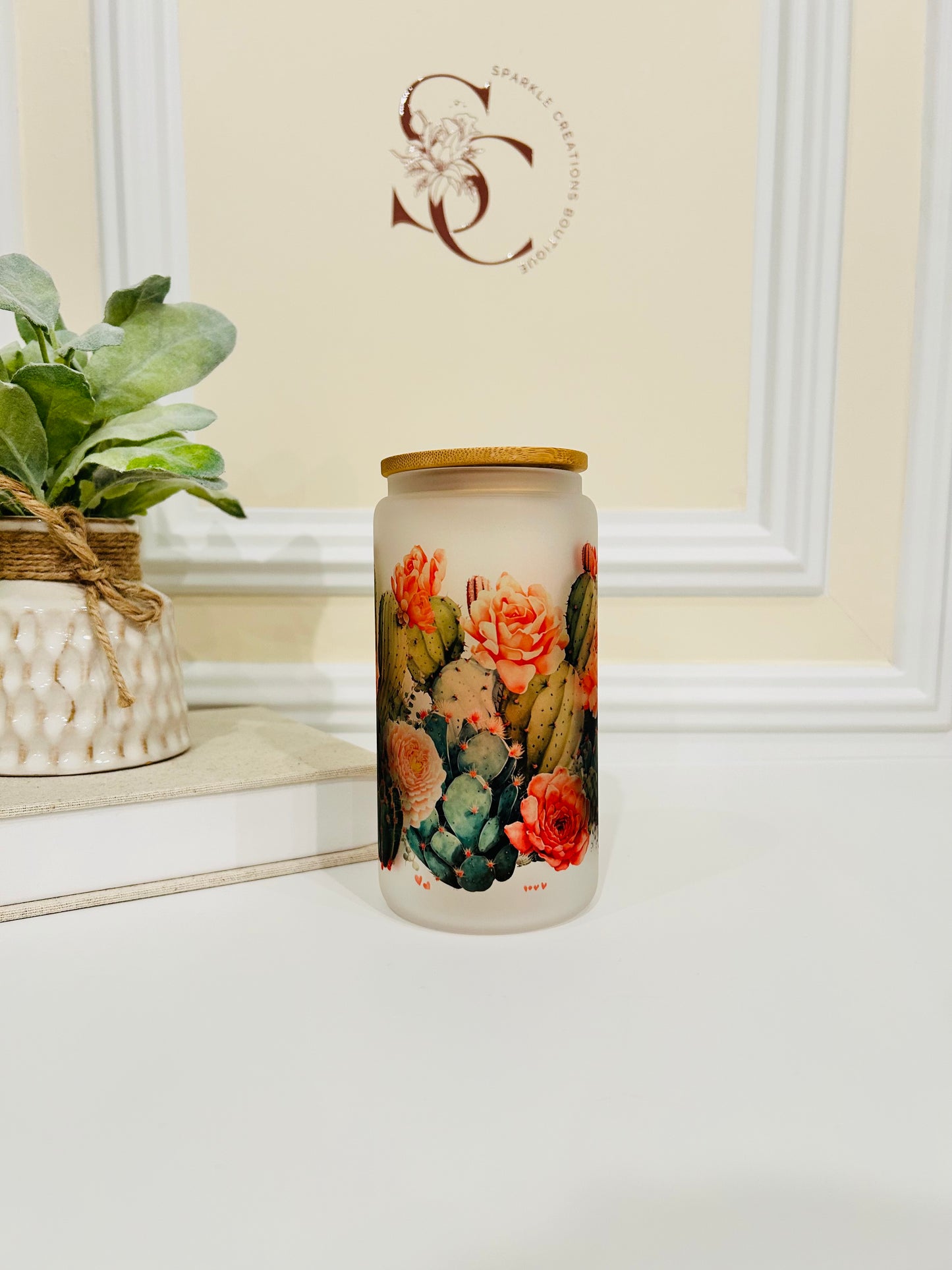 Floral Cactus Cup