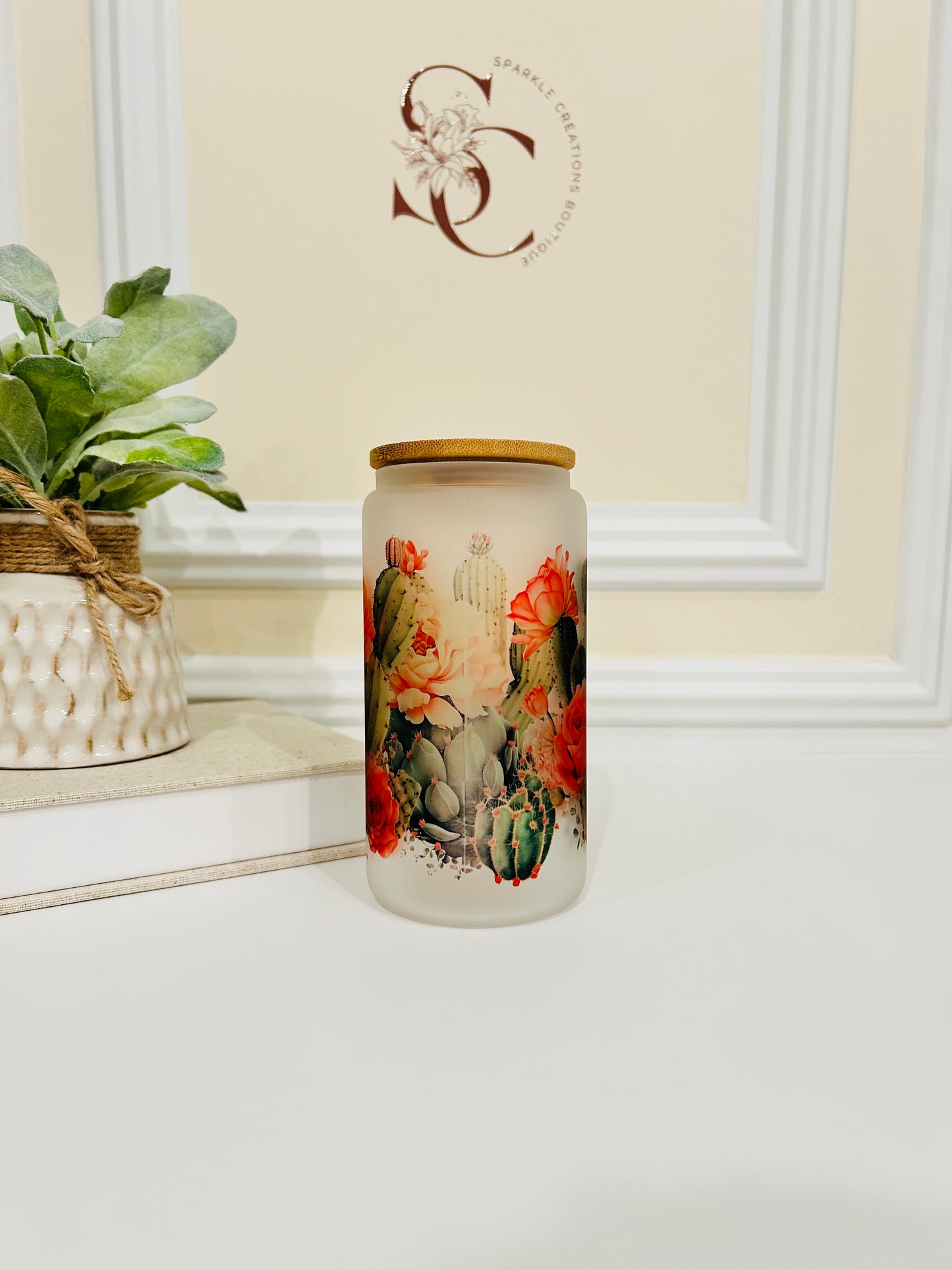 Floral Cactus Cup