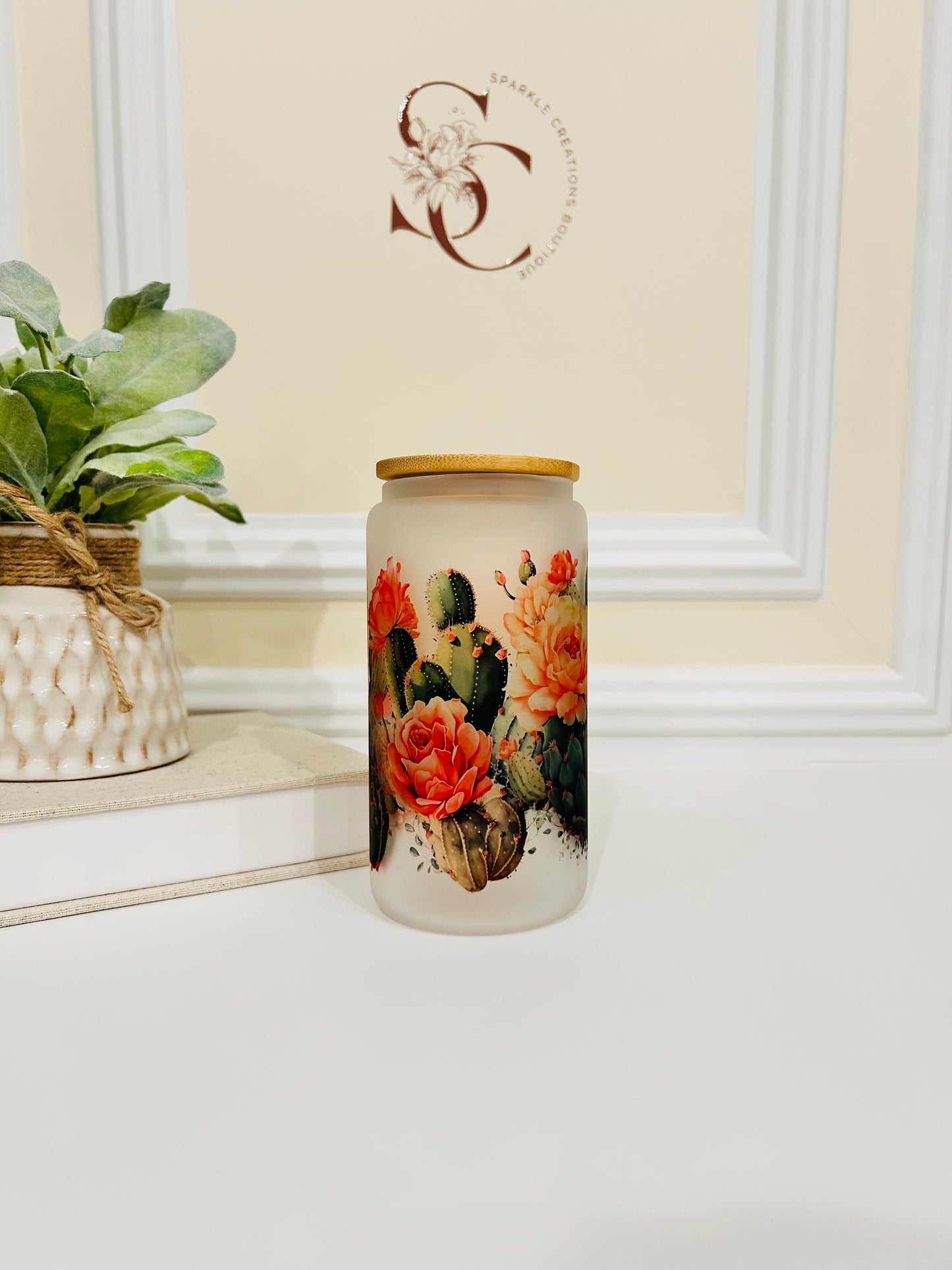 Floral Cactus Cup