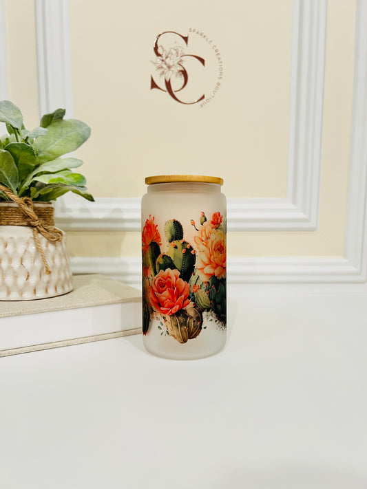 Floral Cactus Cup