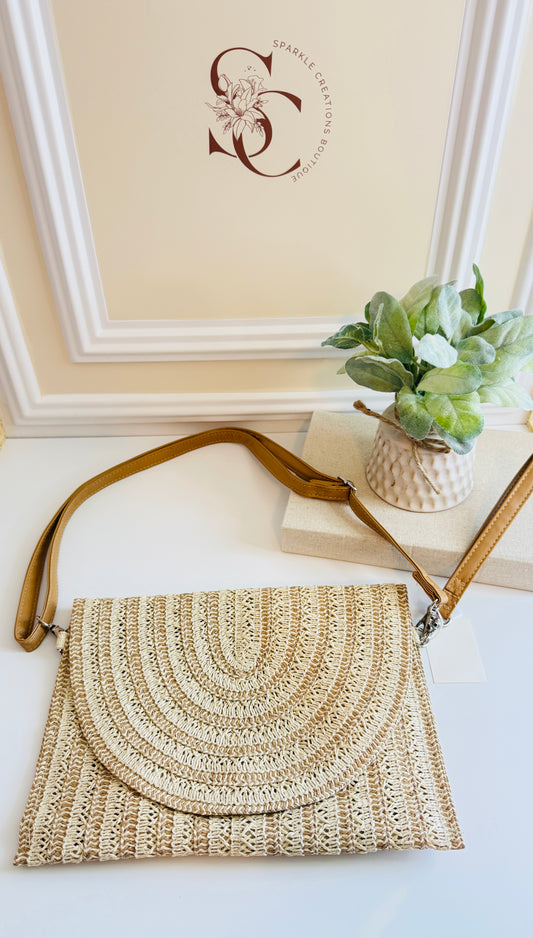 Two Tone Woven Bag
