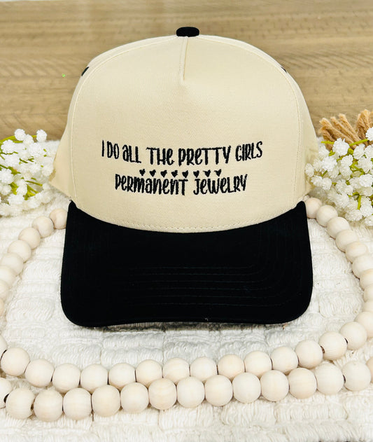 Pretty Girl Permanent Jewelry Hat ✨