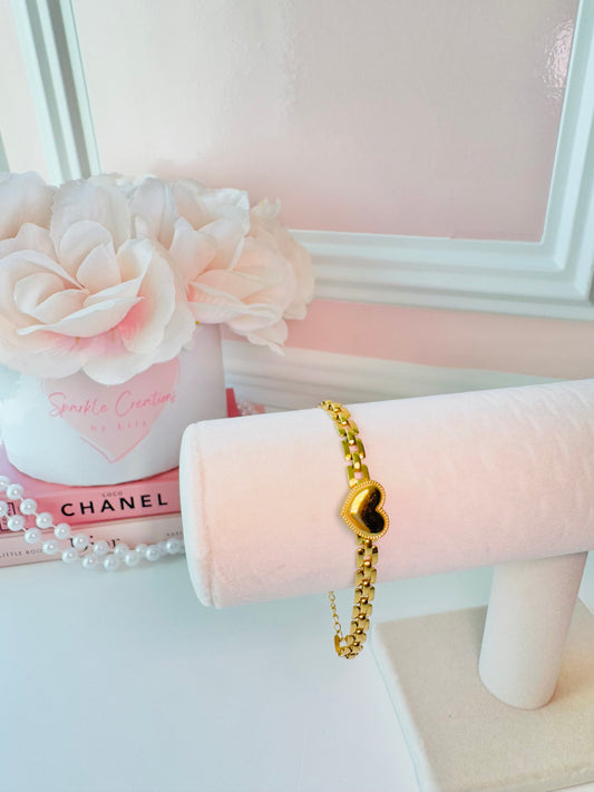 Knotted Heart Bracelet