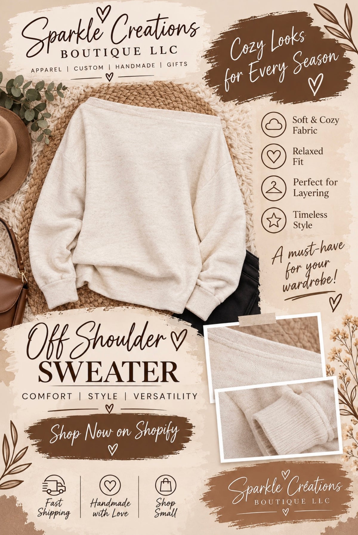 The Bella Oversized Sweater