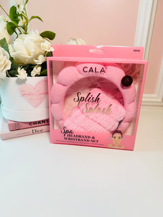 SPA HEADBAND & WRISTBAND SET