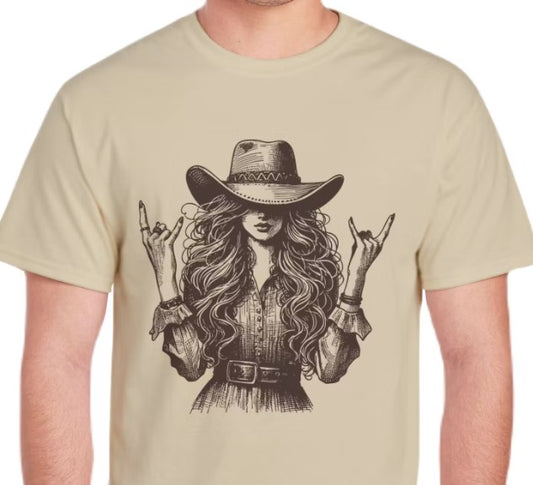 She means BUSINESS TEE